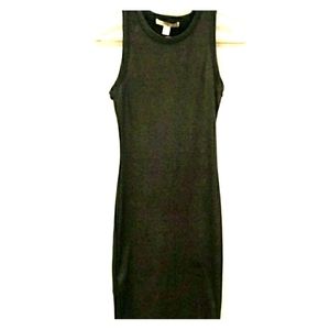 NWOT Forever 21 Midi Dress Black/Gold Size XXS/XS
